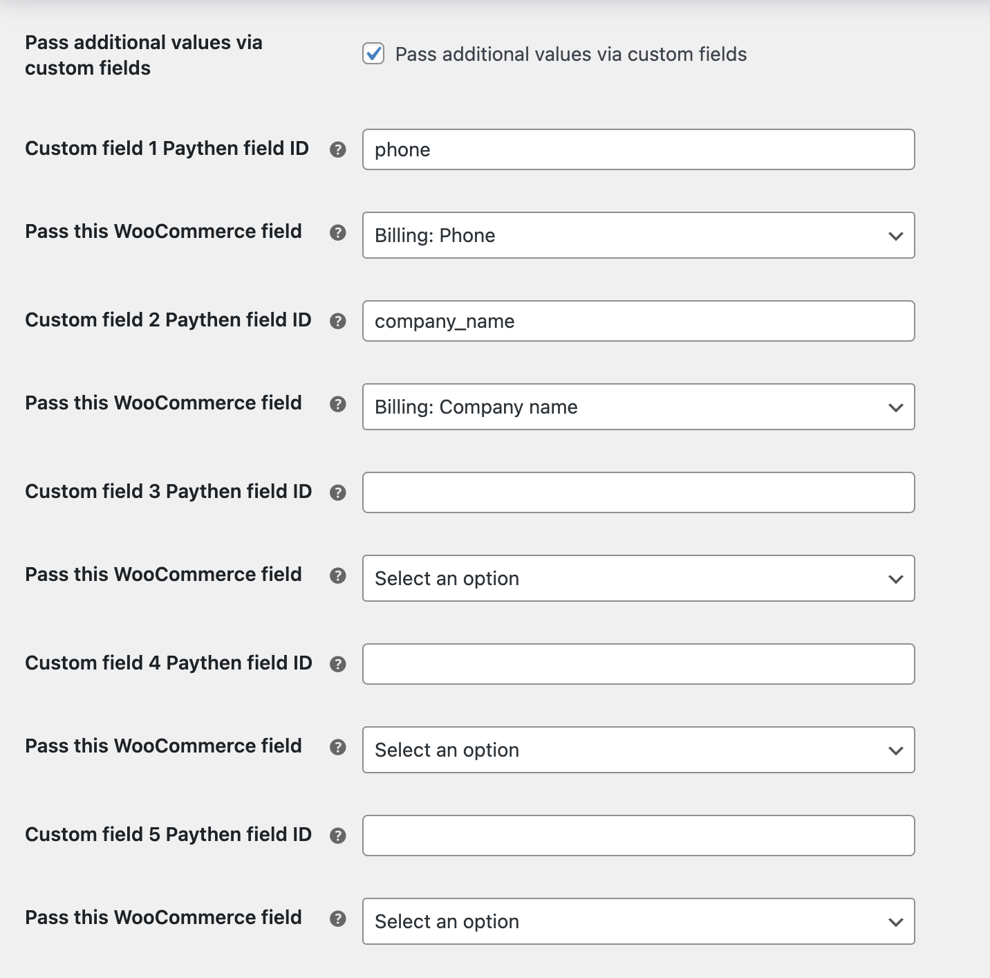 Paythen-map-additional-woocommerce-fields